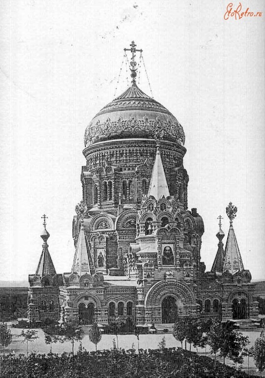 Церковь Христа Спасителя в Борках, Велетень (Спасов Скит) (Чугуевский район, Украина, Харьковская область). общий вид в ландшафте, Проекты храмов в честь спасения Царской семьи.