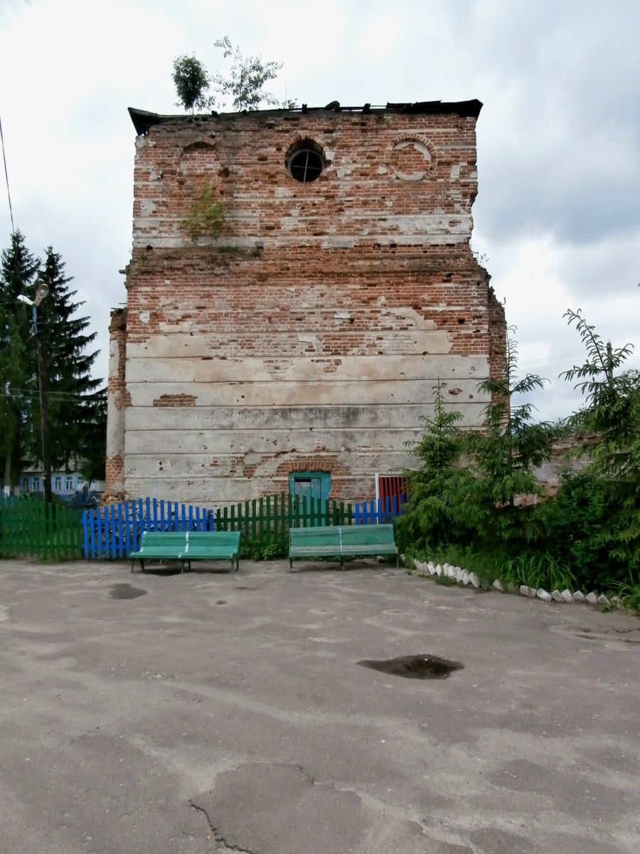Чолнский Спасский монастырь. Колокольня, Кветунь (Трубчевский район, Брянская область). фасады, Вид с северо-востока