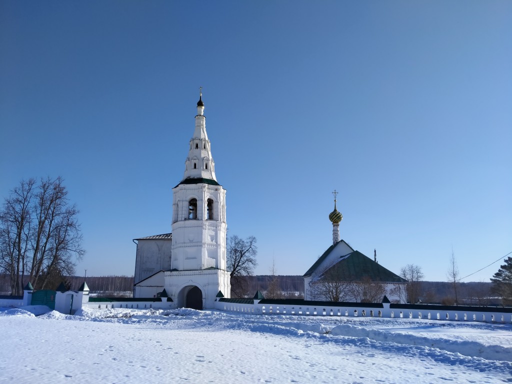 Борисоглебский монастырь. Колокольня, Кидекша (Суздальский район, Владимирская область). фасады