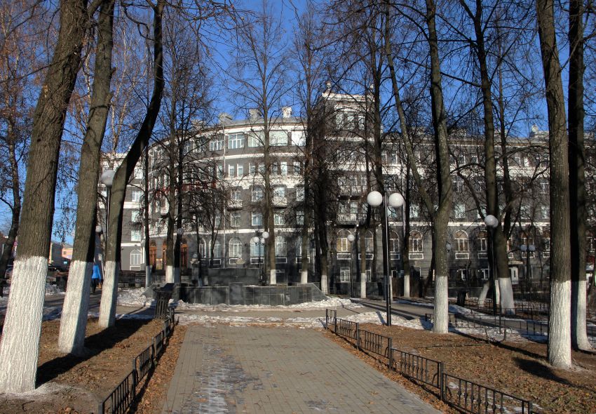 Собор Воскресения Христова, Вятка (Киров) (Вятка (Киров), город, Кировская область). общий вид в ландшафте