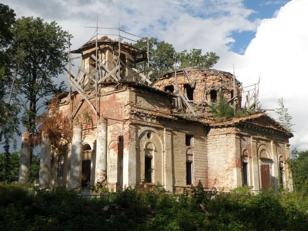 Церковь Воскресения Христова, Щир (Струго-Красненский район, Псковская область). фасады