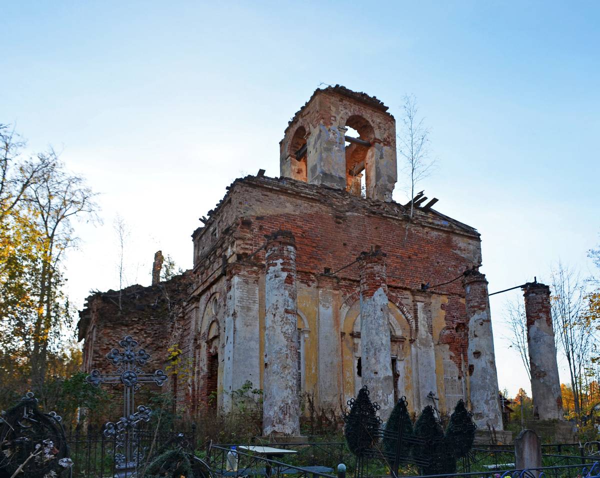 Церковь Воскресения Христова, Щир (Струго-Красненский район, Псковская область). фасады