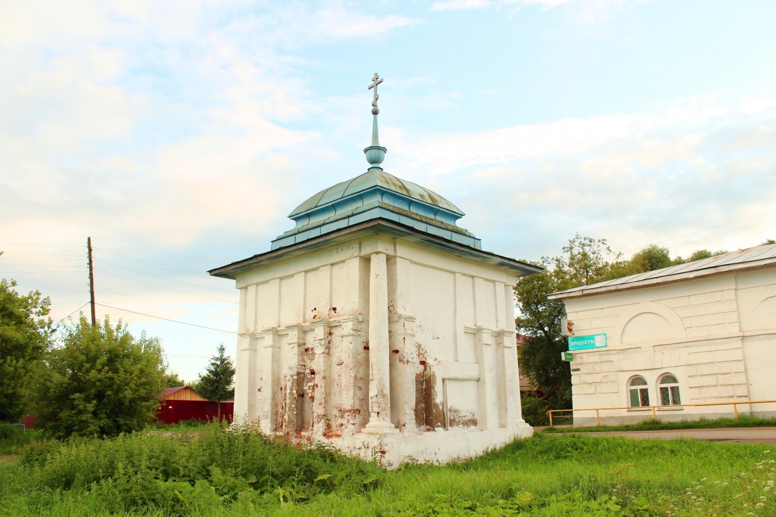 Писцово. Часовня Параскевы Пятницы. фасады, Вид с северо-востока