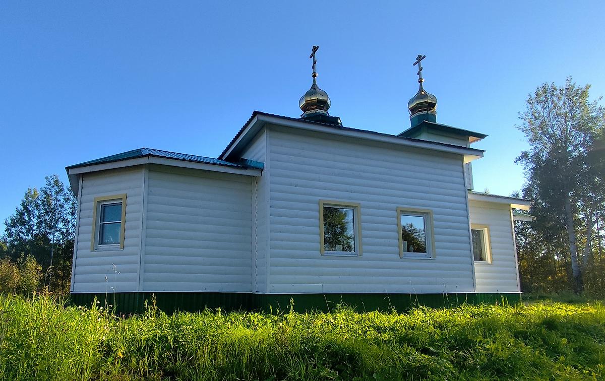 фасады. Церковь Казанской иконы Божией Матери (новая), Наволок (Большая Лимь) (Няндомский район, Архангельская область)