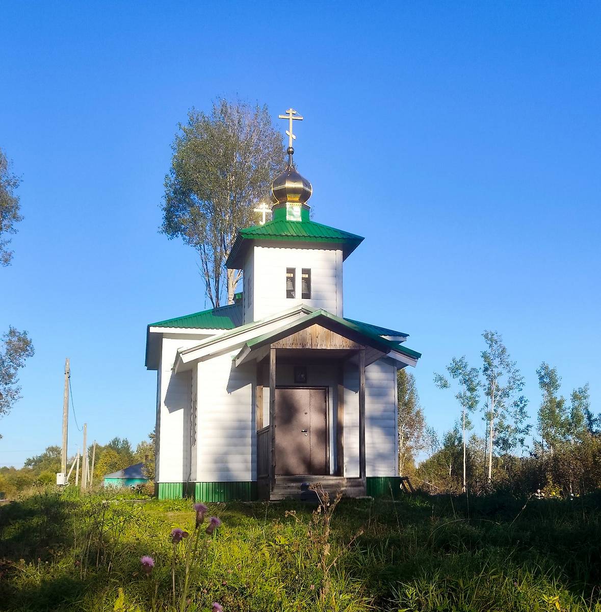фасады. Церковь Казанской иконы Божией Матери (новая), Наволок (Большая Лимь) (Няндомский район, Архангельская область)