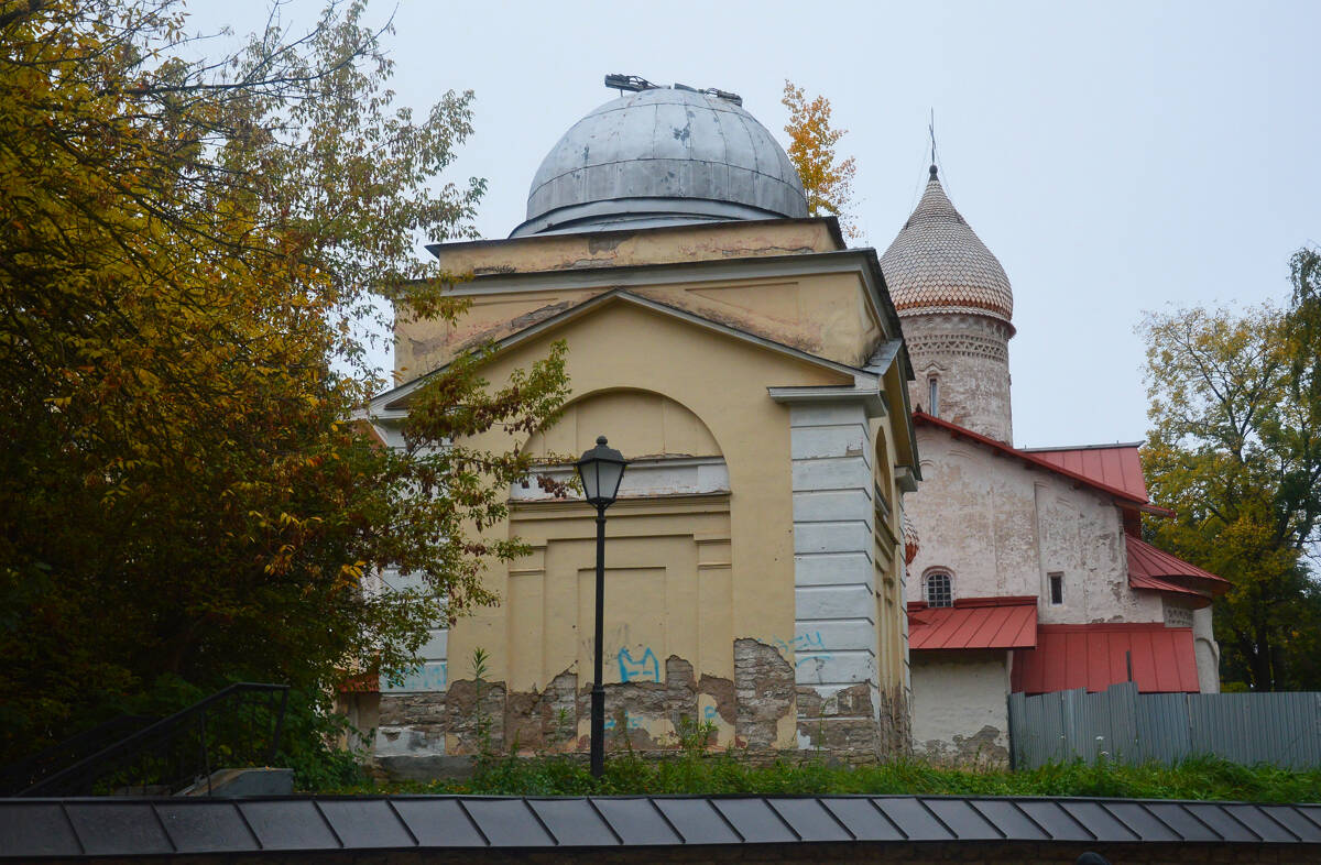 Старовознесенский монастырь. Колокольня, Псков (Псков, город, Псковская область). фасады