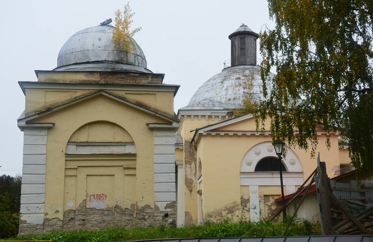 Старовознесенский монастырь. Колокольня, Псков (Псков, город, Псковская область). фасады