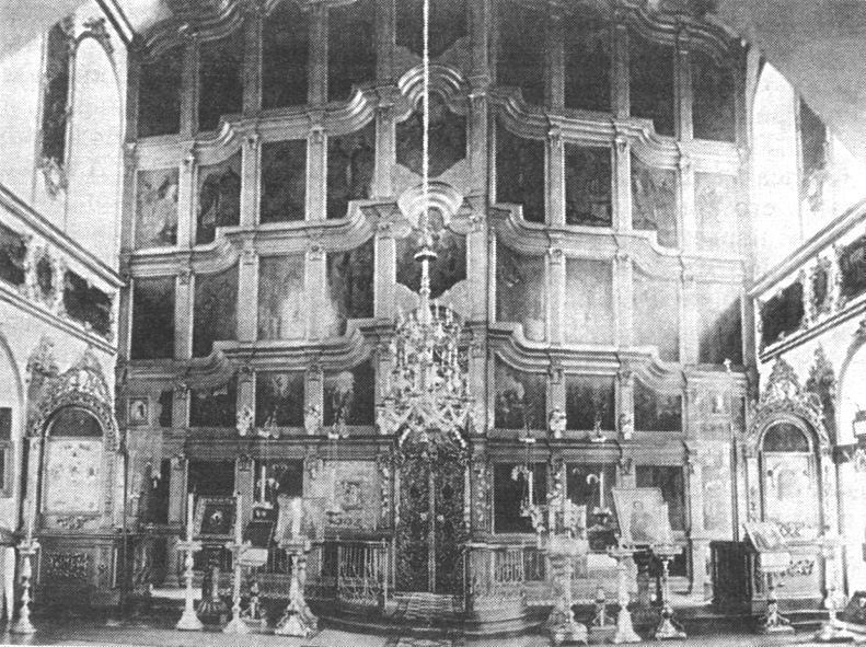 Церковь Донской иконы Божией Матери, Вятка (Киров) (Вятка (Киров), город, Кировская область). архивная фотография, Иконостас холодного храма Стефановской церкви (Энциклопедия земли Вятской, том 10, кн.1, Ремесла, Киров, 2000).