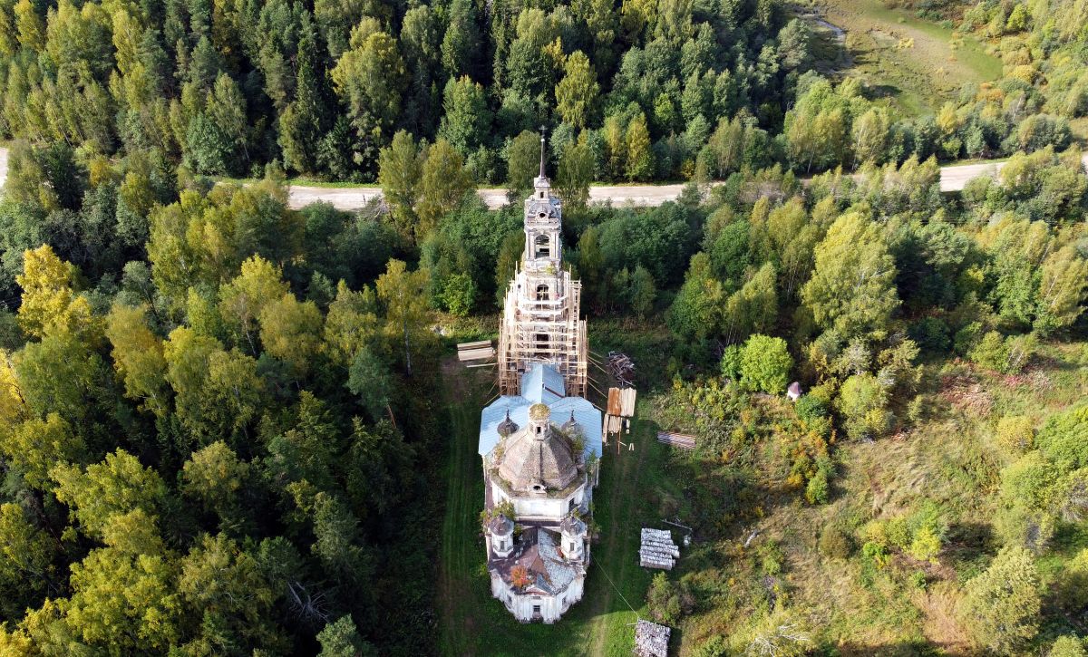 Церковь Воскресения Христова, Пеньки (Антроповский район, Костромская область). фасады