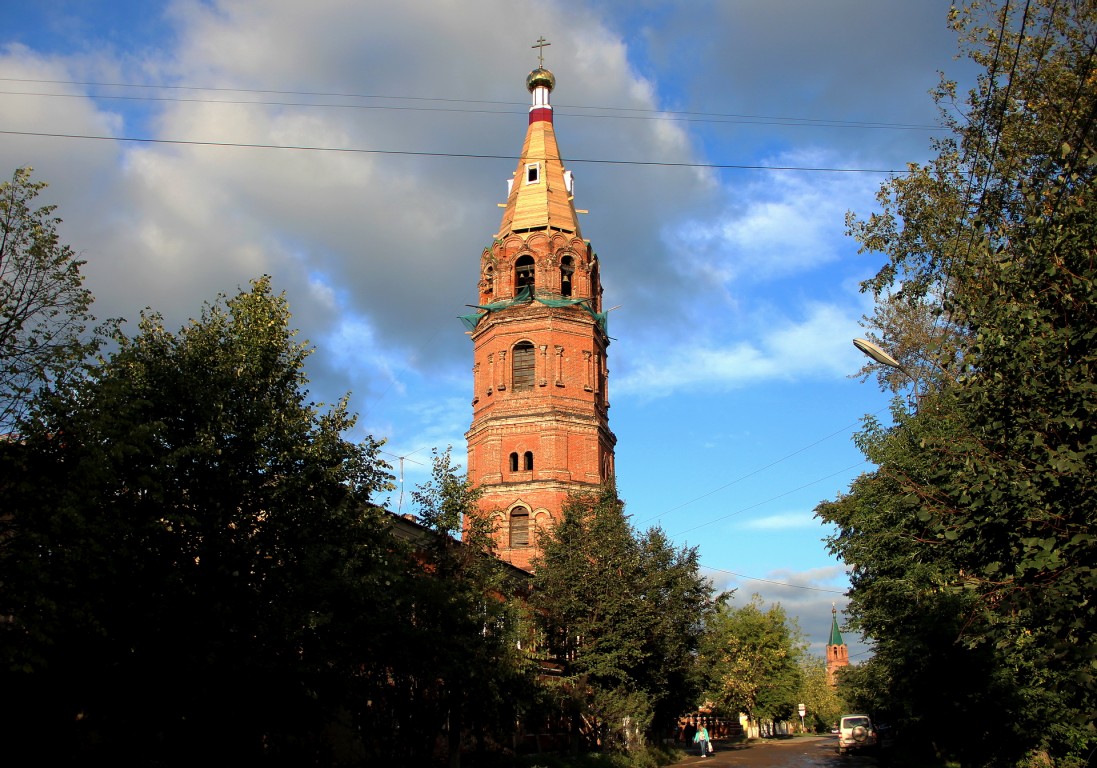 Христорождественский монастырь. Колокольня, Слободской (Слободской район, Кировская область). фасады, Восстановление колокольни.