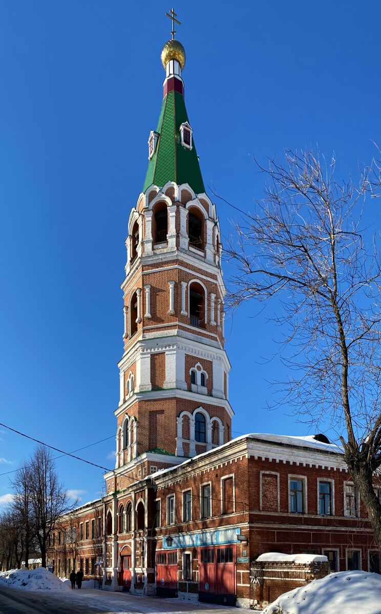 Христорождественский монастырь. Колокольня, Слободской (Слободской район, Кировская область). фасады, Вид с юго-востока