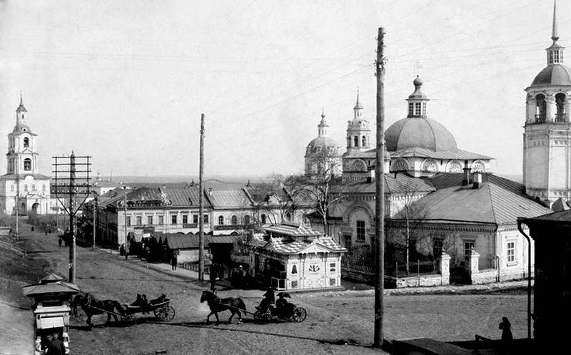 Вятка (Киров). Церковь Покрова Пресвятой Богородицы. архивная фотография, Фотограф С.Лобовиков. 1910-е гг. С сайта: http://rodnaya-vyatka.ru/blog/3521/101264