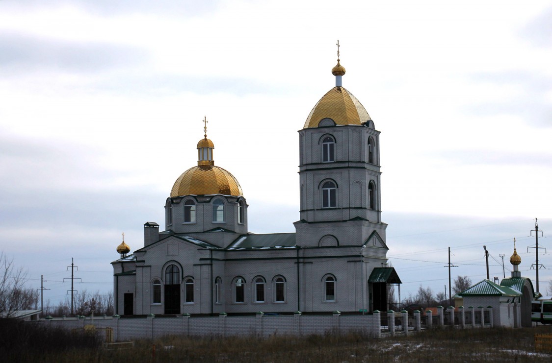 Грязи. Церковь Александра Невского. фасады, вид с севера