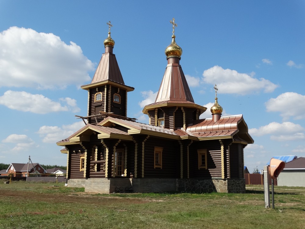 Церковь Рождества Пресвятой Богородицы, Река Дёма (Пономарёвский район, Оренбургская область). общий вид в ландшафте
