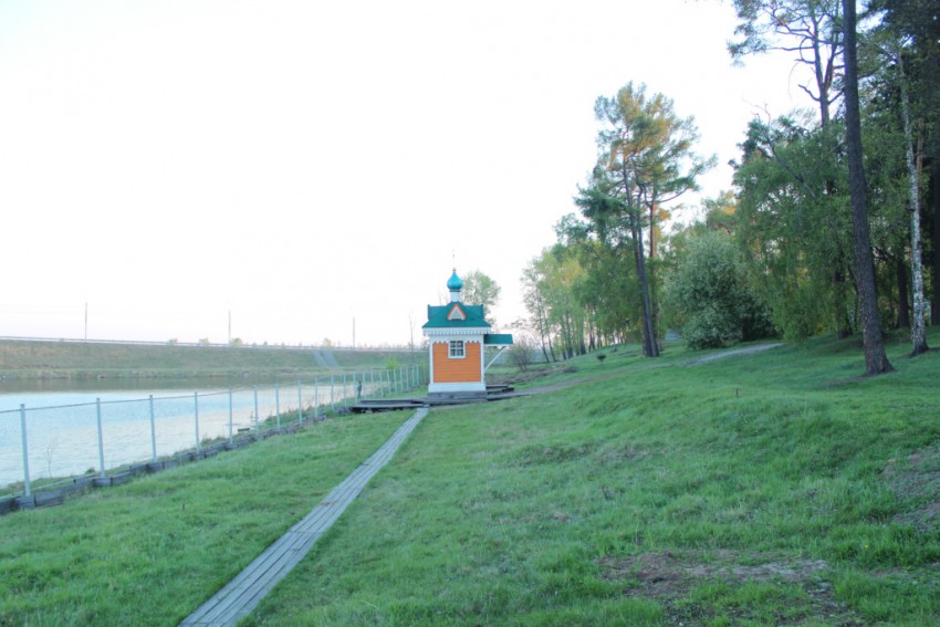 Часовня Софрония, епикопа Иркутского, Иркутск (Иркутск, город, Иркутская область). общий вид в ландшафте, Вид с севера