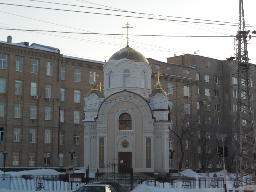 Церковь Алексия, человека Божия при Областной клинической больнице №1, Оренбург (Оренбург, город, Оренбургская область). фасады