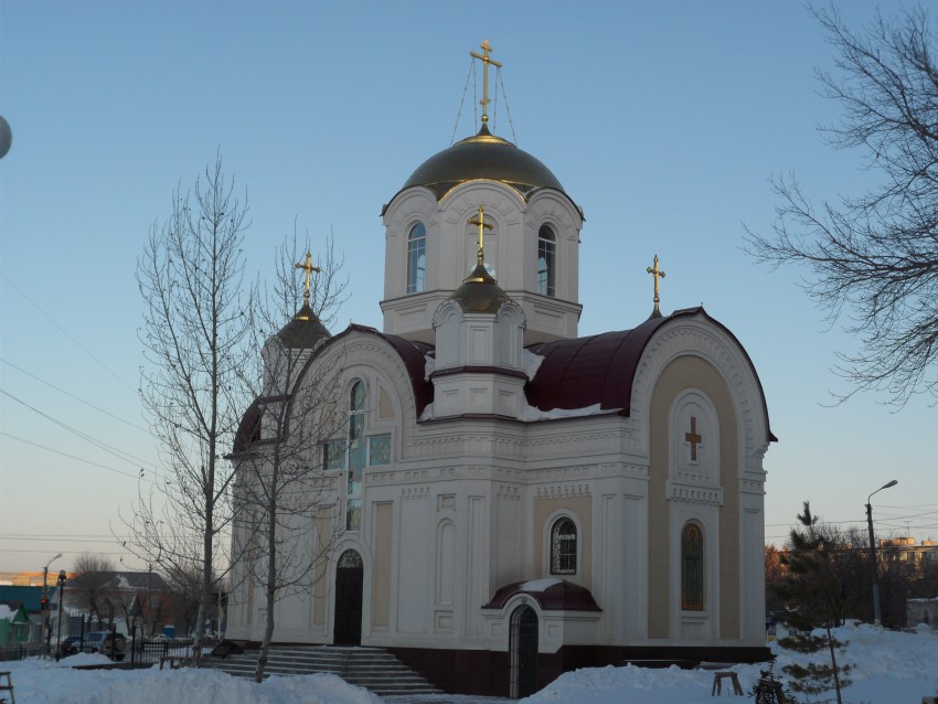 Оренбург. Церковь Алексия, человека Божия при Областной клинической больнице №1. фасады
