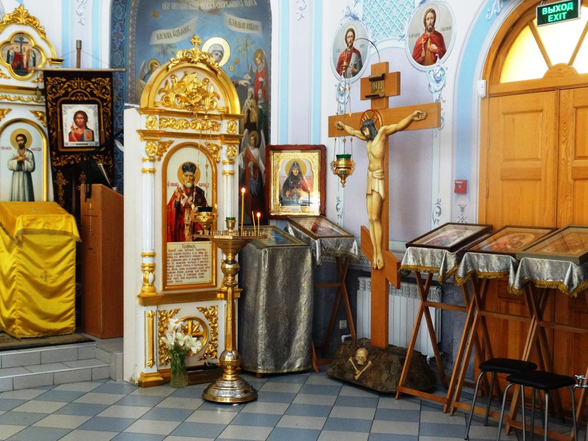 Церковь Алексия, человека Божия при Областной клинической больнице №1, Оренбург (Оренбург, город, Оренбургская область). интерьер и убранство