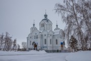 Сухотинский  Богородице-Знаменский женский монастырь. Церковь Иверской иконы Божией Матери, Вид с севера<br>, Сухотинка, Знаменский район, Тамбовская область