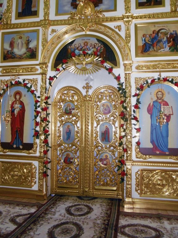 Церковь Сергия Радонежского (новая), Новосергиевка (Новосергиевский район, Оренбургская область). интерьер и убранство, Царские врата главного иконостаса