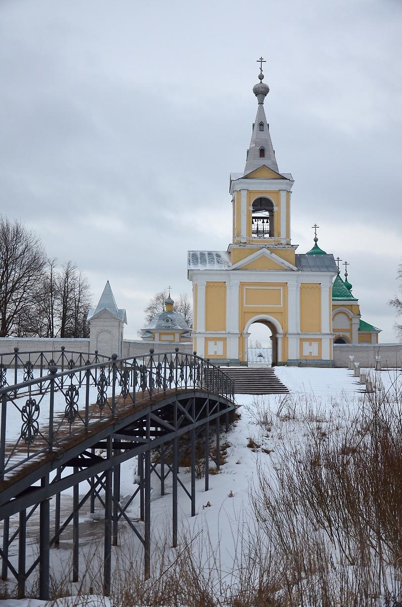 фасады. Введено-Оятский женский монастырь. Колокольня, Оять (Лодейнопольский район, Ленинградская область)