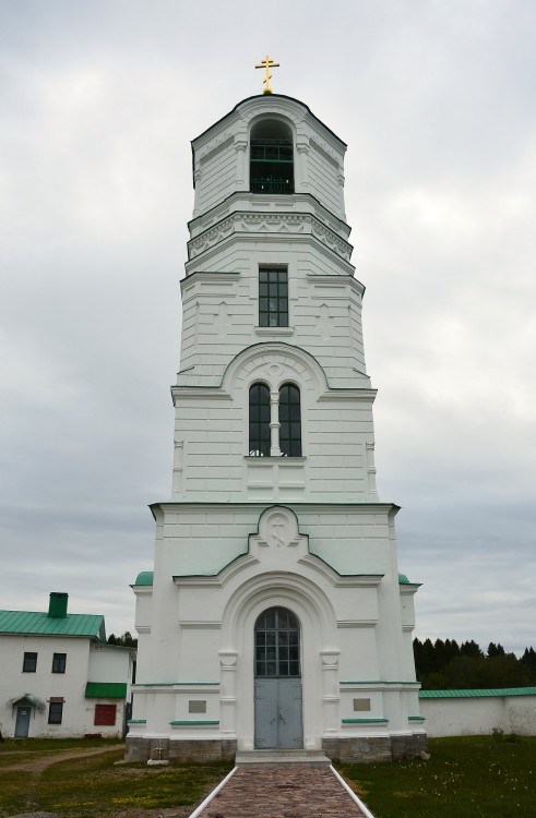 Александро-Свирский монастырь. Колокольня, Старая Слобода (Лодейнопольский район, Ленинградская область). фасады