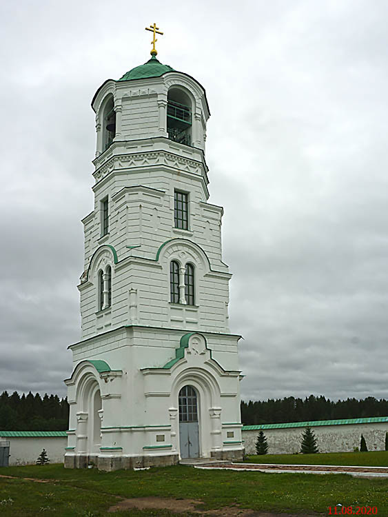 Александро-Свирский монастырь. Колокольня, Старая Слобода (Лодейнопольский район, Ленинградская область). фасады