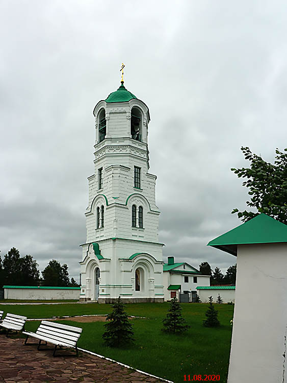 Александро-Свирский монастырь. Колокольня, Старая Слобода (Лодейнопольский район, Ленинградская область). фасады