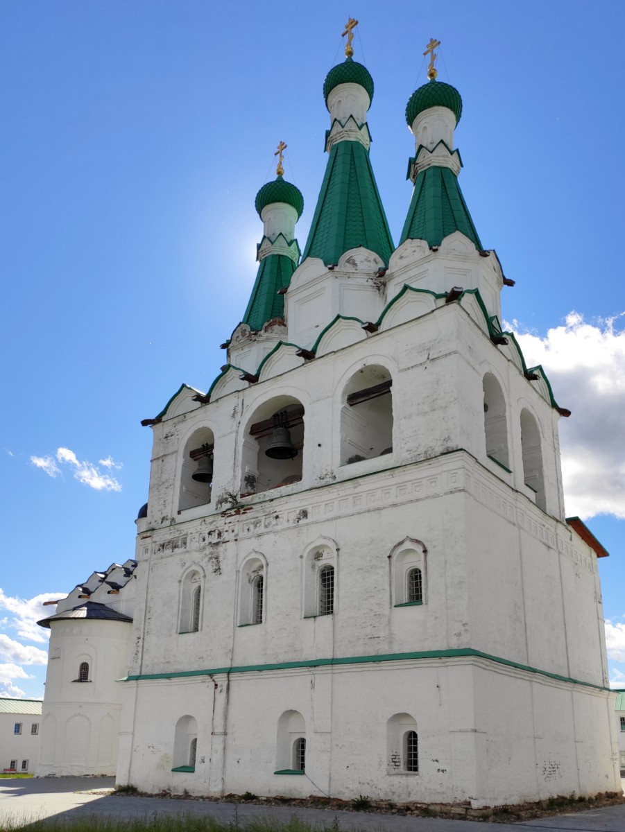 Александро-Свирский монастырь. Звонница, Старая Слобода (Лодейнопольский район, Ленинградская область). фасады