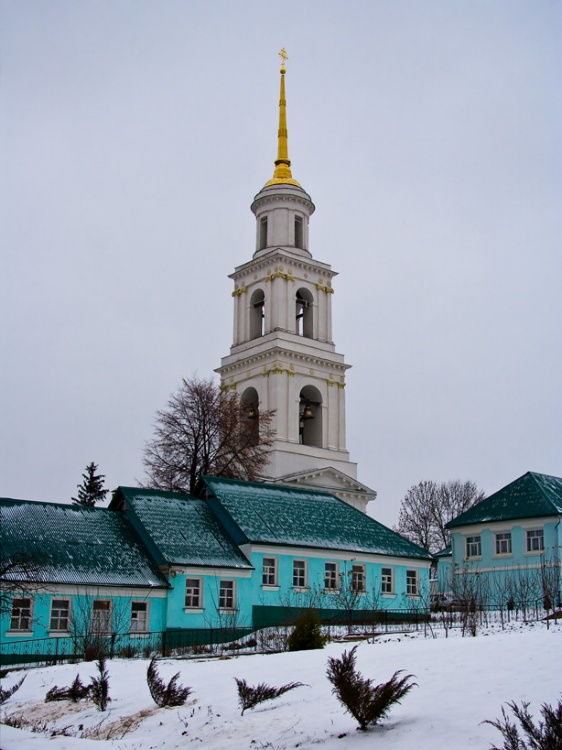 Знаменский монастырь. Колокольня, Елец (Елецкий район и г. Елец, Липецкая область). общий вид в ландшафте