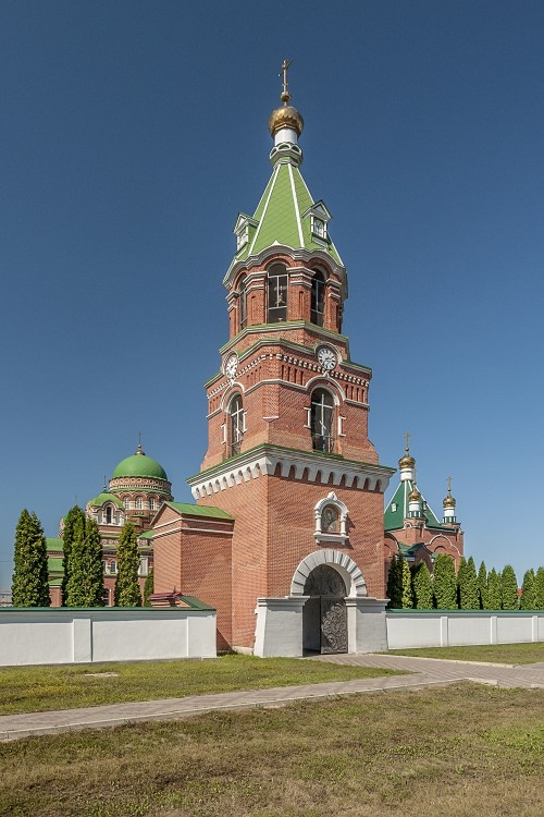 Троекуровский Дмитриевский Иларионовский женский монастырь. Колокольня, Троекурово (Лебедянский район, Липецкая область). фасады