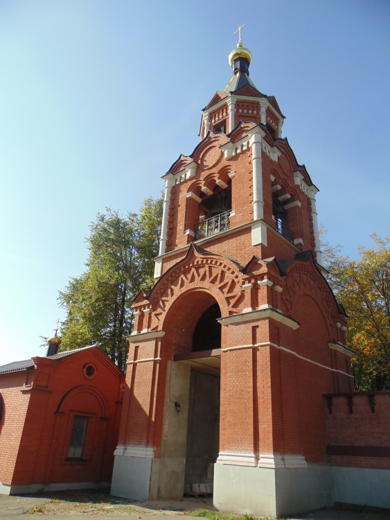 Горки Ленинские, пос. санатория. Крестовоздвиженский Иерусалимский монастырь. Колокольня. архитектурные детали