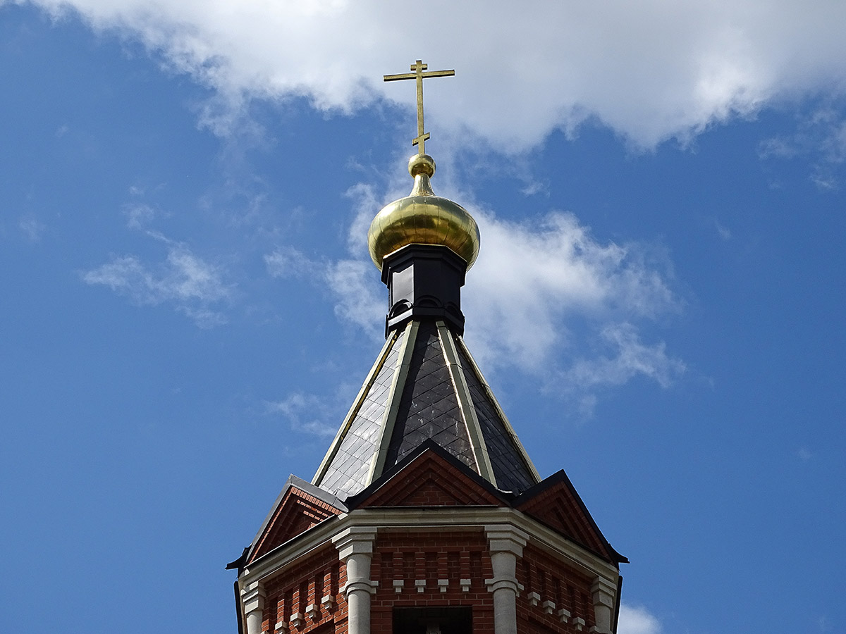 Крестовоздвиженский Иерусалимский монастырь. Колокольня, Горки Ленинские, пос. санатория (Ленинский городской округ, Московская область). архитектурные детали