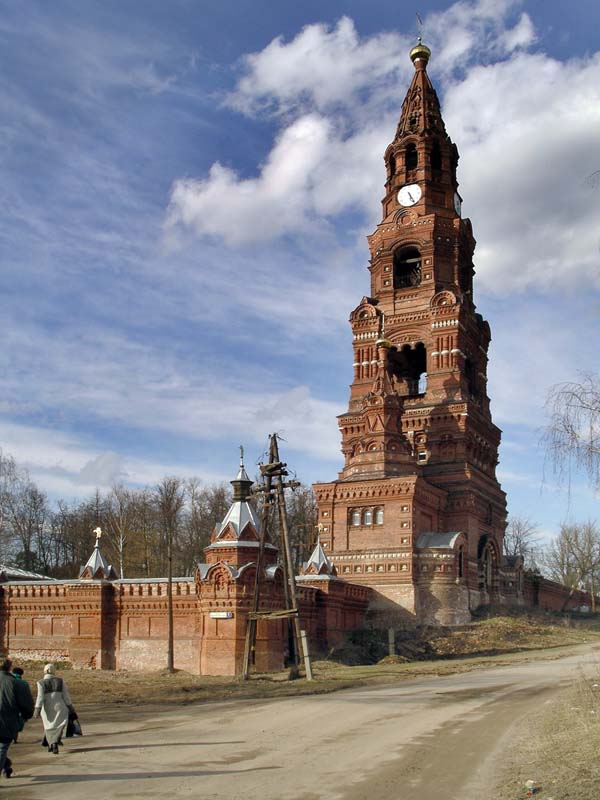 Сергиев Посад. Черниговский скит. Колокольня. фасады, Колокольня, вид снаружи.