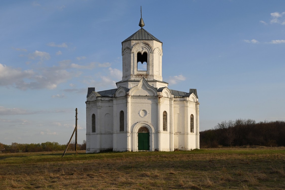 Александровка (Машково-Суренский с/с). Церковь Николая Чудотворца. фасады, Вид с севера