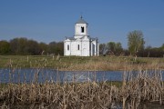 Церковь Николая Чудотворца, Вид с противоположного берега реки Ближняя Сурена<br>, Александровка (Машково-Суренский с/с), Никифоровский район, Тамбовская область