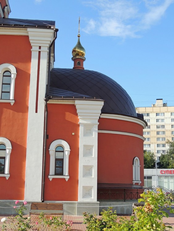 Церковь Татианы в Люблине (новая), Люблино (Юго-Восточный административный округ (ЮВАО), г. Москва). архитектурные детали, Апсида церкви Татианы Мученицы в Люблино, в Москве.