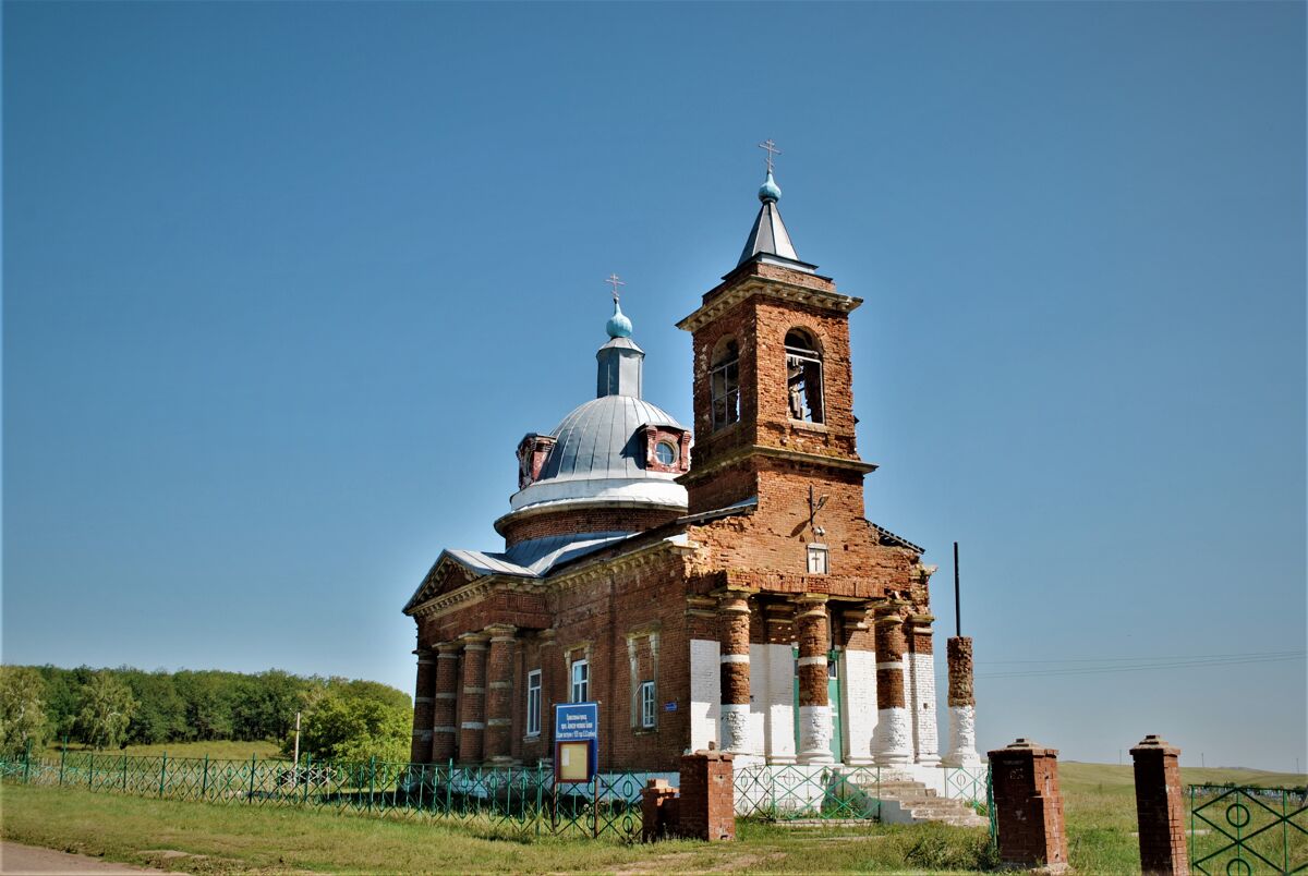 Церковь Алексия, человека Божия, Репьёвка (Тюльганский район, Оренбургская область). фасады