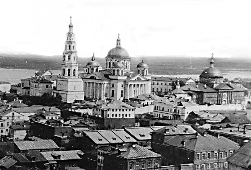 Вахитовский район. Казанско-Богородицкий монастырь. Колокольня. архивная фотография, С СД 