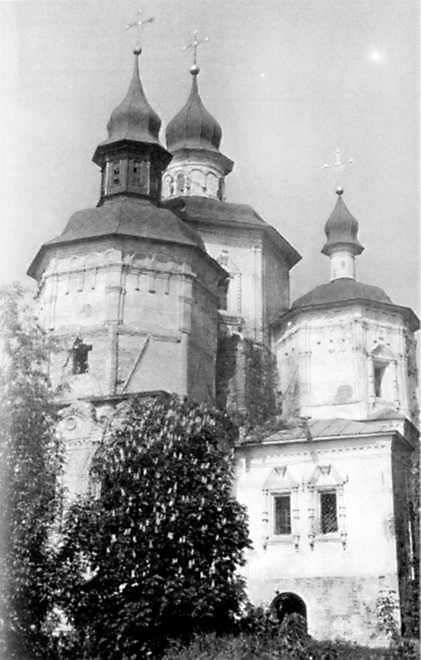 Рождества Пресвятой Богородицы Молченский женский монастырь. Собор Рождества Пресвятой Богородицы, Путивль (Конотопский район, Украина, Сумская область). архивная фотография, Фото С.А. Таранушенко и П.Н. Жолтовского из экспедиции Харьковского музея украинского искусства, 1920-е г.г. Адрес хранения Институт рукописи Национальной библиотеки Украины им. И. Вернадского