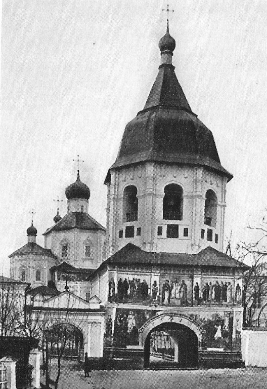 Рождества Пресвятой Богородицы Молченский женский монастырь. Колокольня, Путивль (Конотопский район, Украина, Сумская область). архивная фотография, 1914 год фото с сайта https://pastvu.com/p/234155