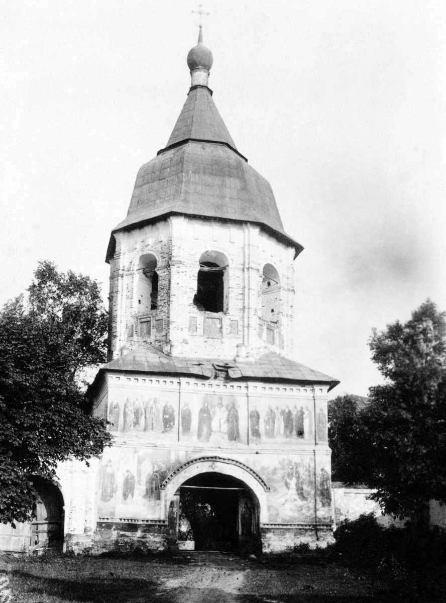 Рождества Пресвятой Богородицы Молченский женский монастырь. Колокольня, Путивль (Конотопский район, Украина, Сумская область). архивная фотография, Фото С.А. Таранушенко и П.Н. Жолтовского из экспедиции Харьковского музея украинского искусства, 1920-е г.г.