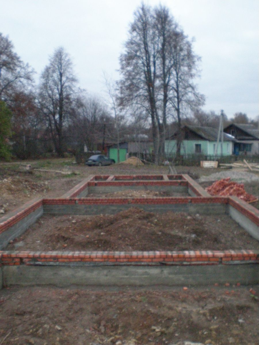 Церковь Успения Пресвятой Богородицы, Макарово (Перемышльский район, Калужская область). документальные фотографии, начало строительства