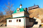 Часовня Николая Чудотворца на Никольском роднике в Русинове, Вид с юго-запада<br>, Ермолино, Боровский район, Калужская область