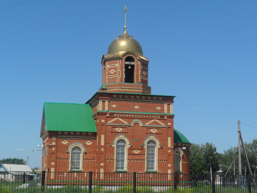Александровка 1-я. Церковь Макария Оренбургского. фасады