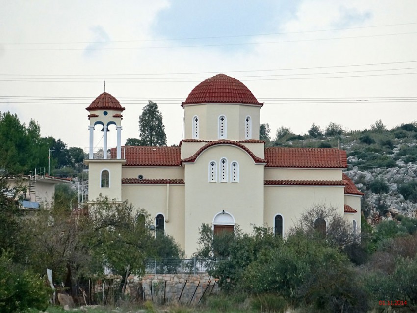 Греция, Пелопоннес (Πελοπόννησος), Трахья. Церковь Афанасия Великого, фотография. фасады