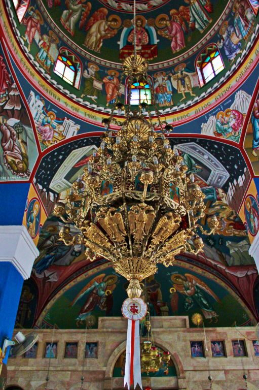 Елисея пророка, монастырь, Иерихон (Палестина, Прочие страны). интерьер и убранство, Паникадило церкви святого Елисея