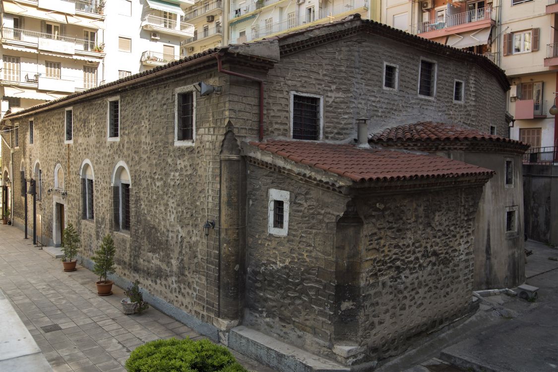 Салоники (Θεσσαλονίκη). Церковь Афанасия Великого. фасады, вид с юго-востока