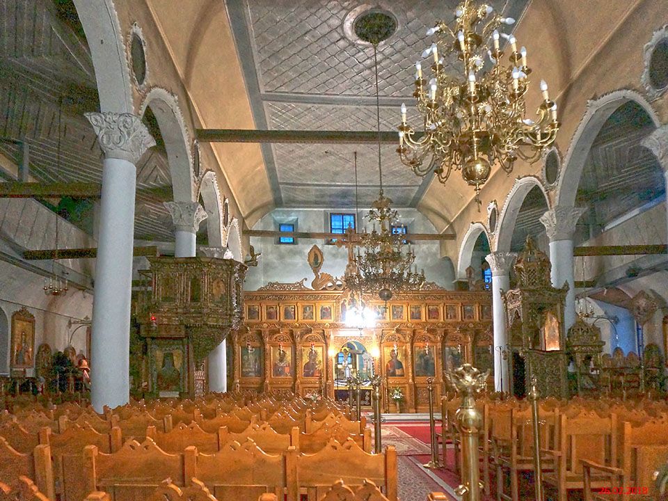 Церковь Афанасия Великого, Салоники (Θεσσαλονίκη) (Центральная Македония, Греция). интерьер и убранство