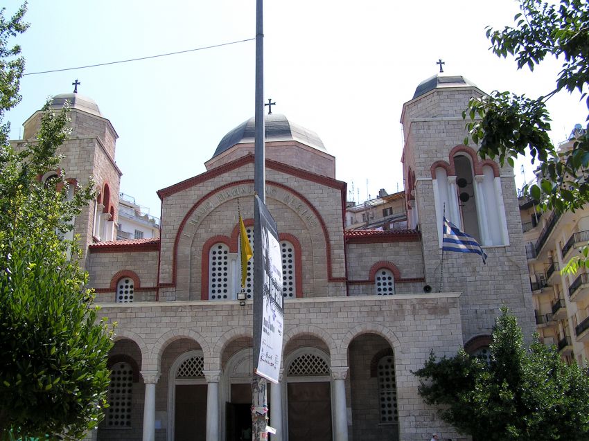 Салоники (Θεσσαλονίκη). Церковь Пресвятой Богородицы (Панагия Дексия). фасады